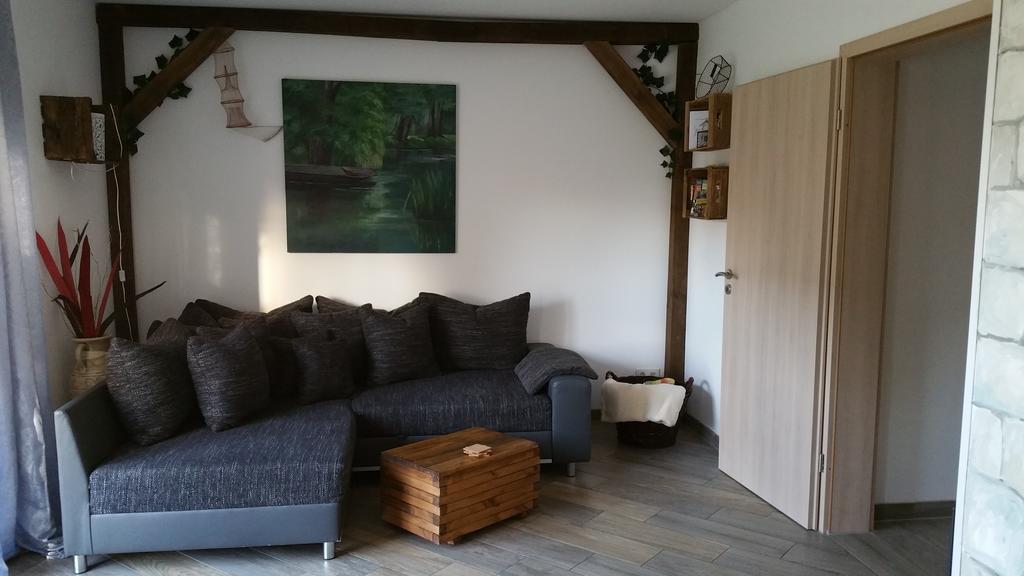 Ferienwohnung "Faehrmannsruh " Lübben Esterno foto
