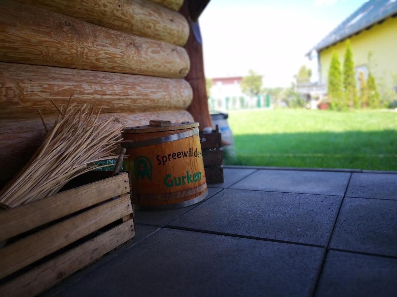 Ferienwohnung "Faehrmannsruh " Lübben Esterno foto